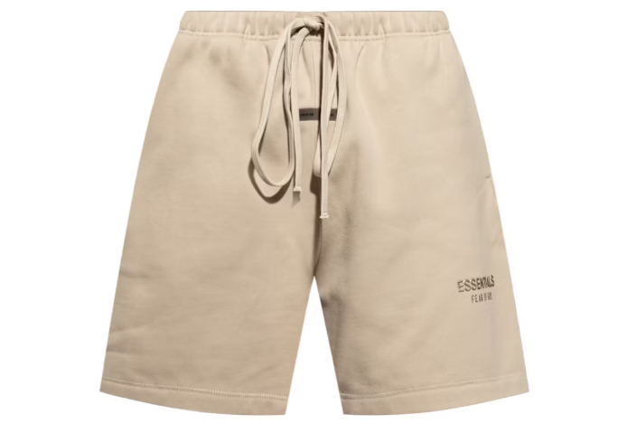 Shorts Oversize Hombre Beige – Pantalón Corto Streetwear Estilo Fear of God Essentials