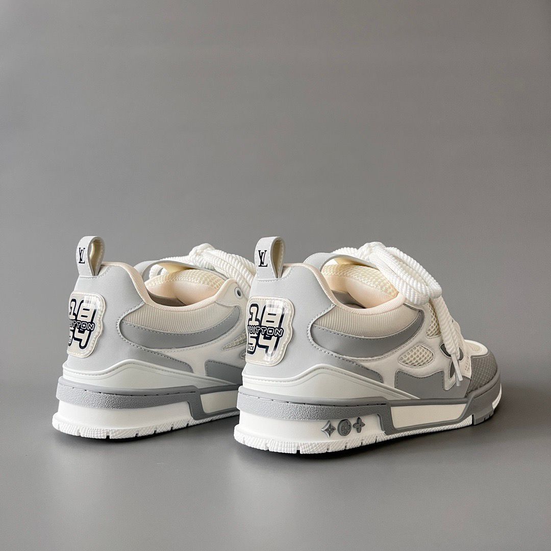 LV Trainer Blanco/Gris - Edición Premium