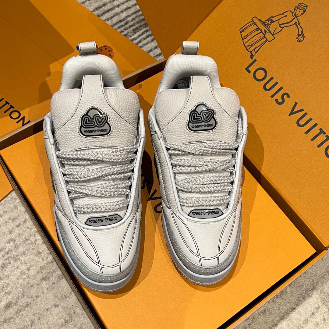 LV skate sneakers gris