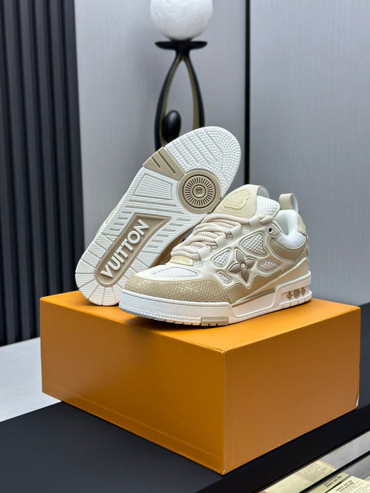 LV skate beige/blanco