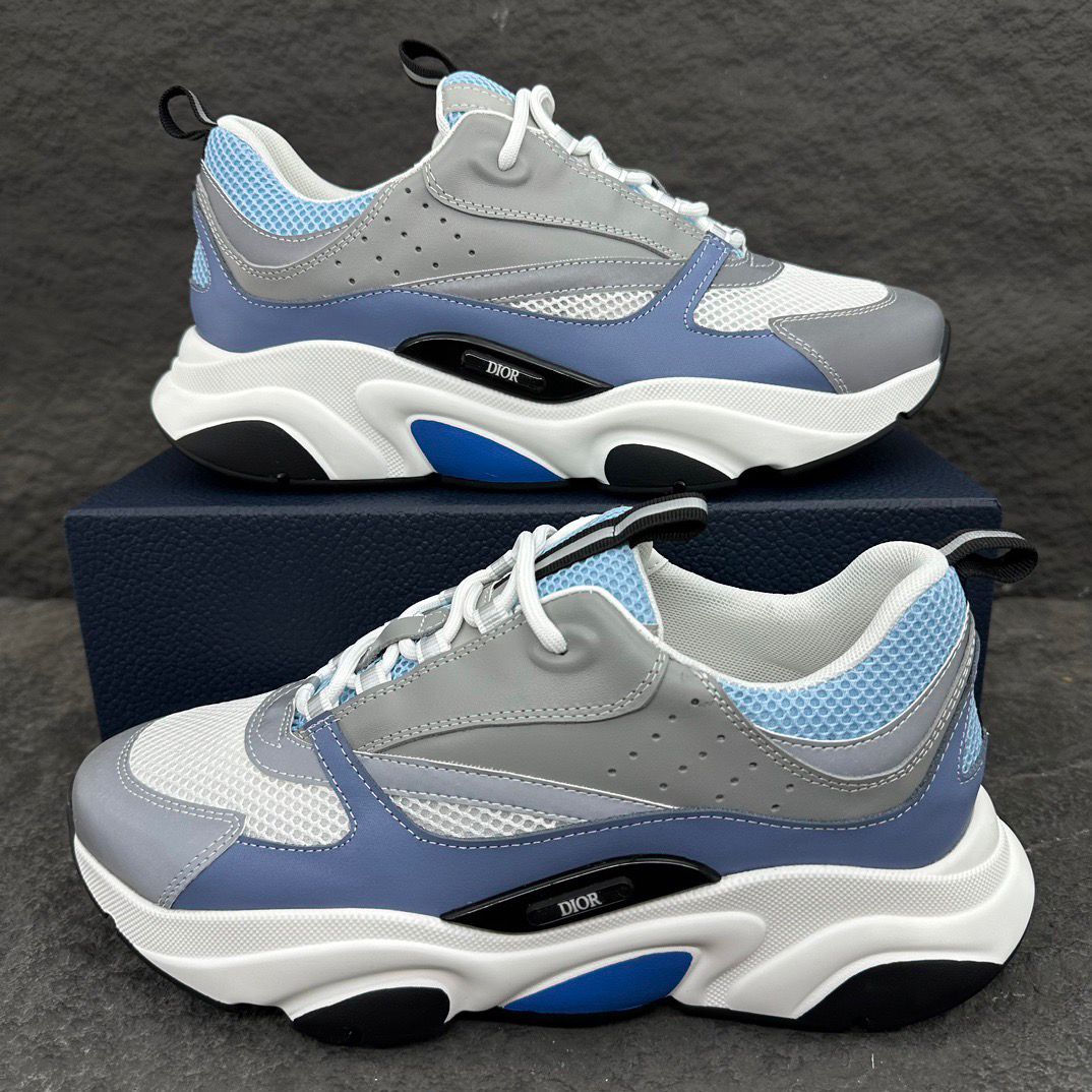Dior B22 sneakers gris y azul