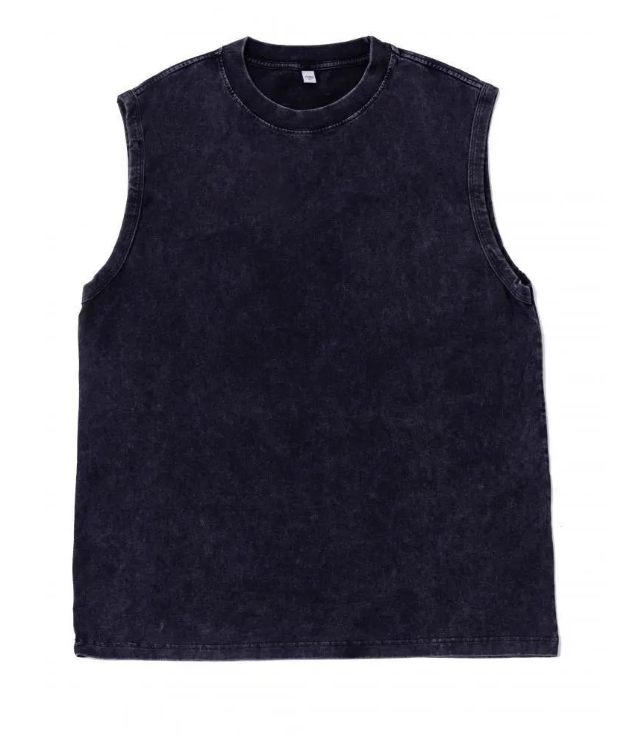 Camiseta sin mangas estilo oversized