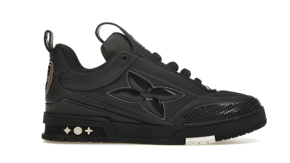 LV skate sneakers negras