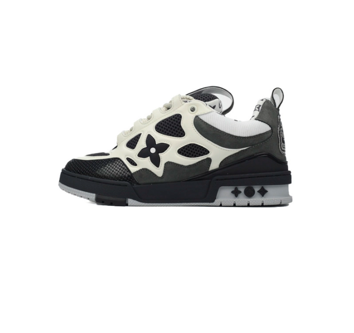 LV Skate blanco y negro - Zapatillas de lujo urbanas