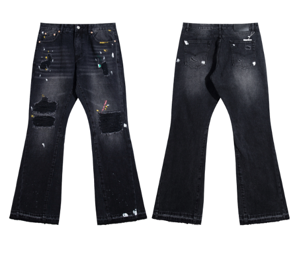 Gallery Dept. LA Flare Jeans Negros – Vaqueros Denim Hombre