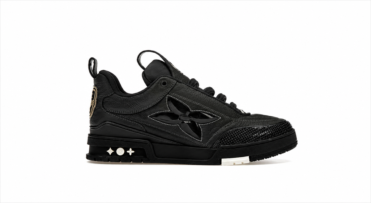LV skate sneakers negras