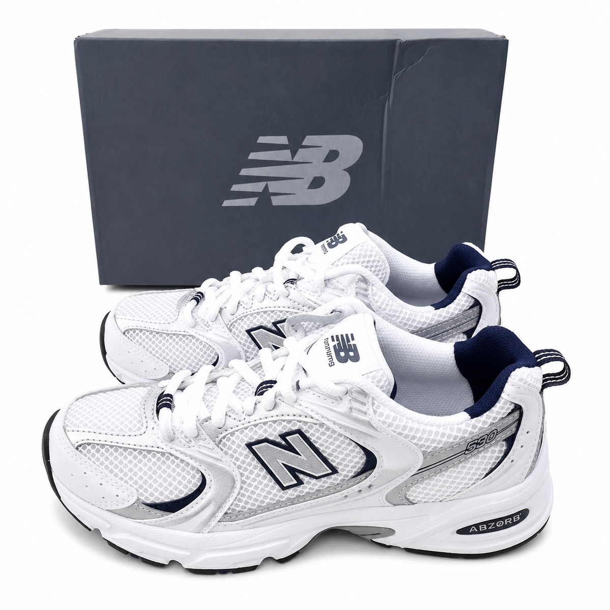 New Balance 530 White Navy