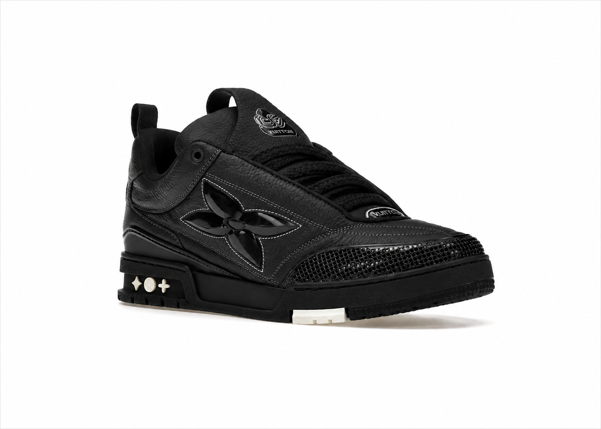 LV skate sneakers negras