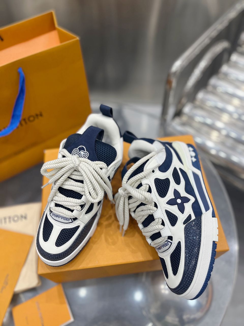 LV Trainer azul/blanco