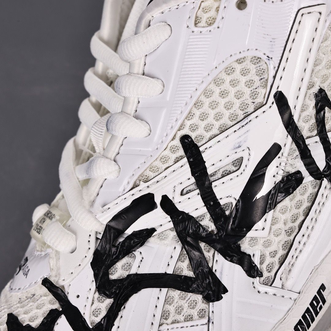 Balenciaga zapatillas Runner Graffiti (Blanco)