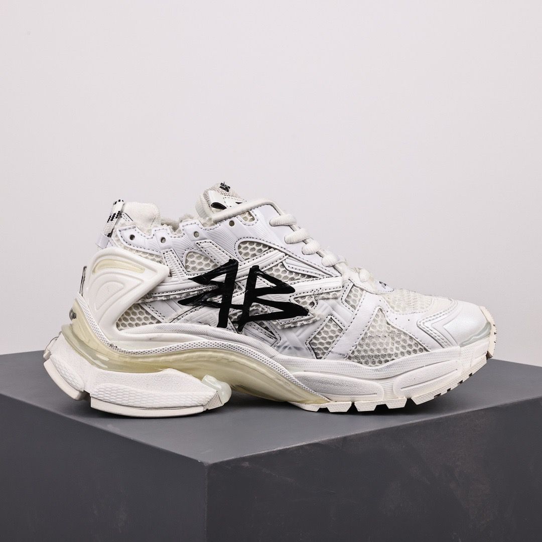 Balenciaga zapatillas Runner Graffiti (Blanco)