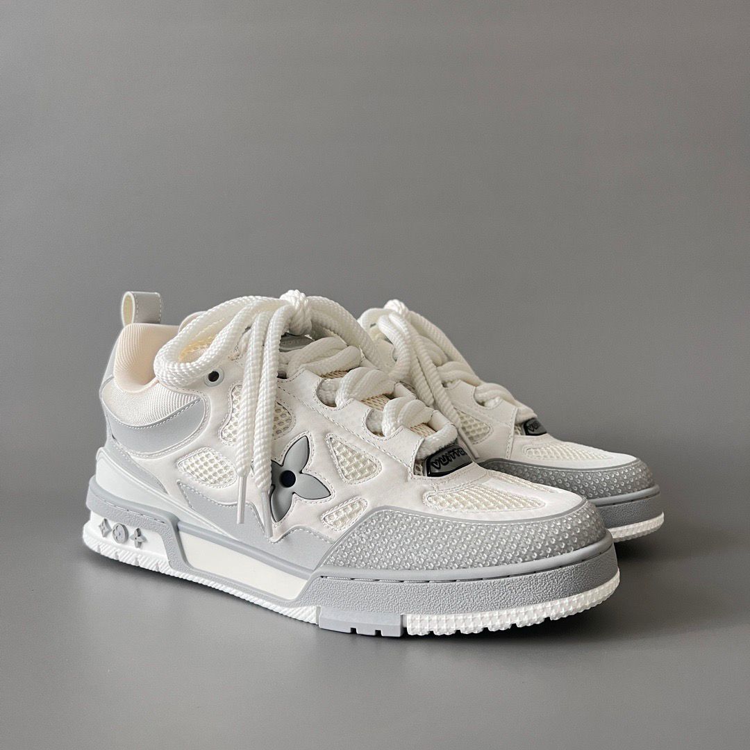 LV Trainer Blanco/Gris - Edición Premium