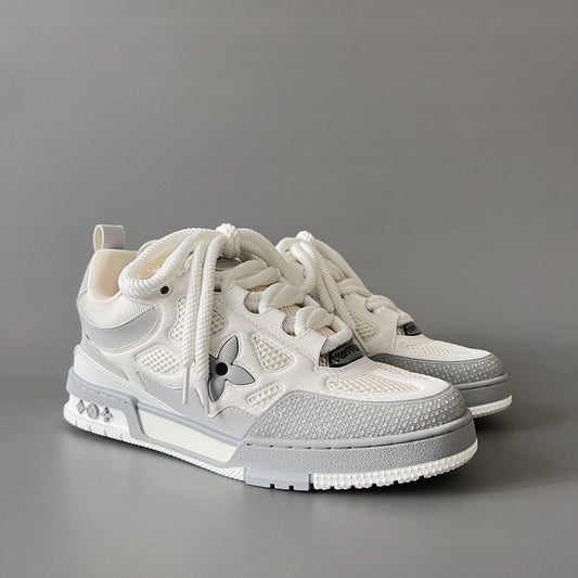 LV Trainer Blanco/Gris - Edición Premium