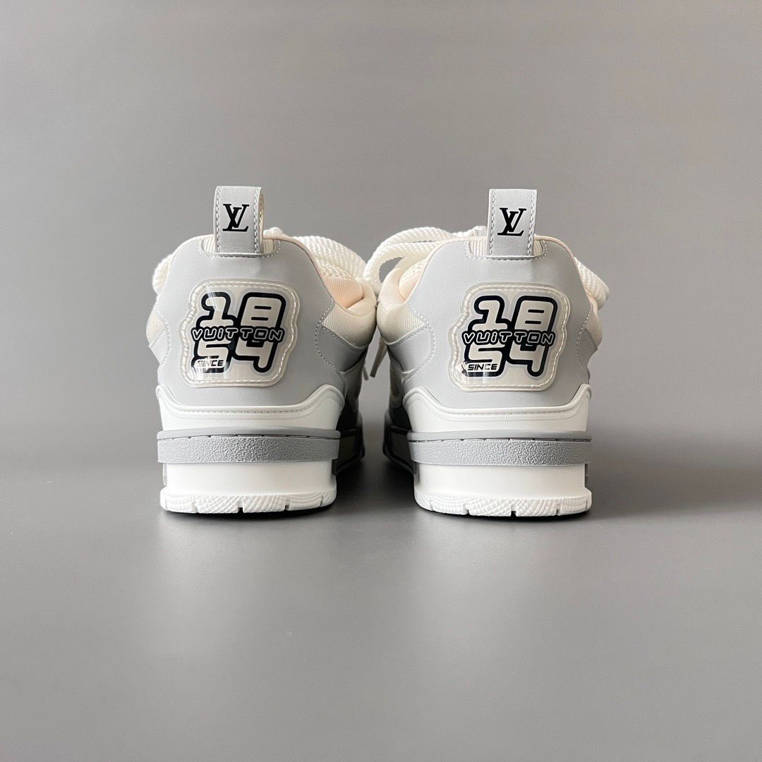 LV Trainer Blanco/Gris - Edición Premium