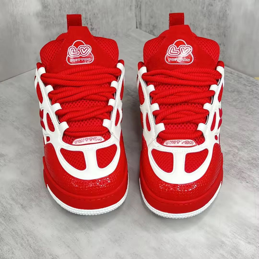 LV skate trainer rojo/blanco
