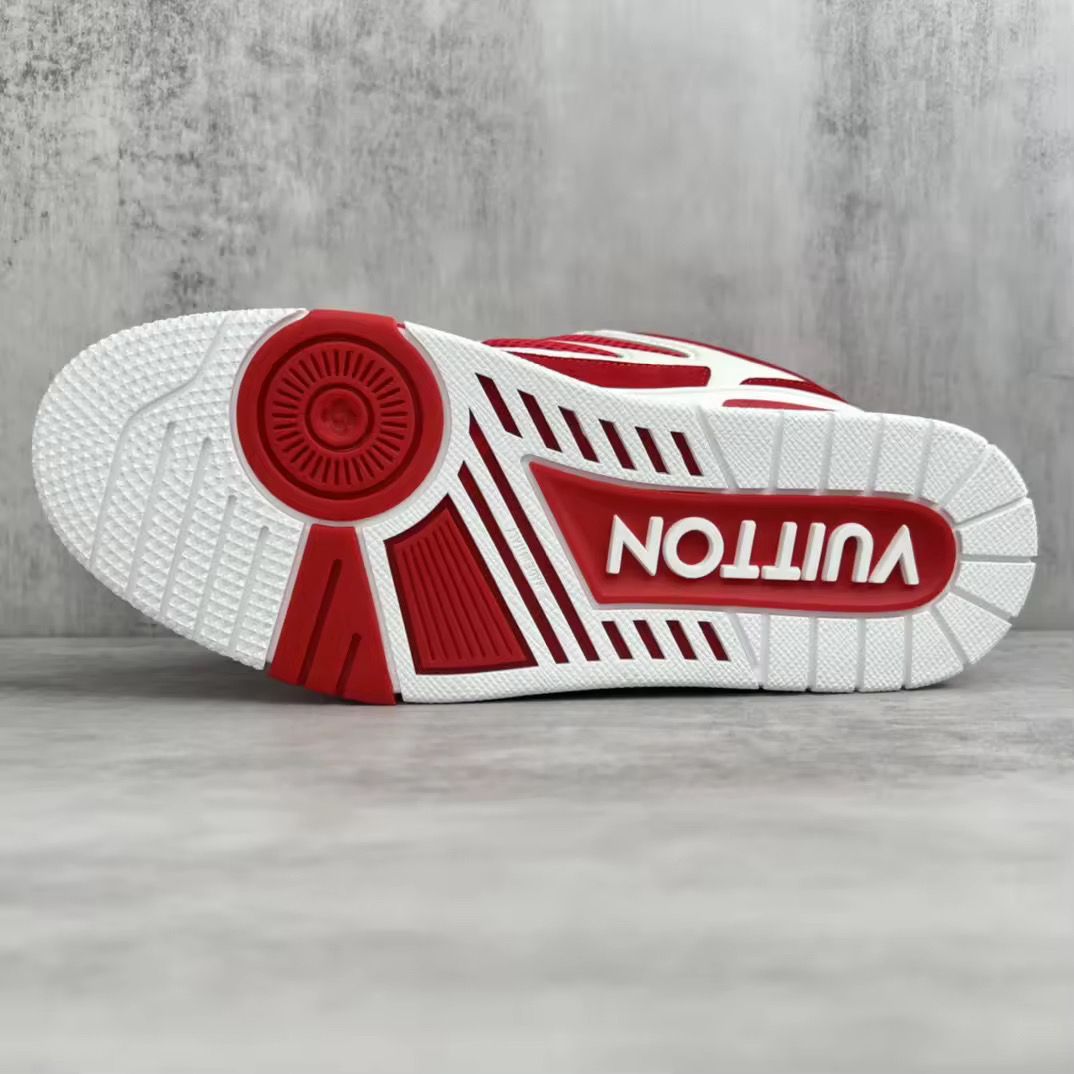 LV skate trainer rojo/blanco