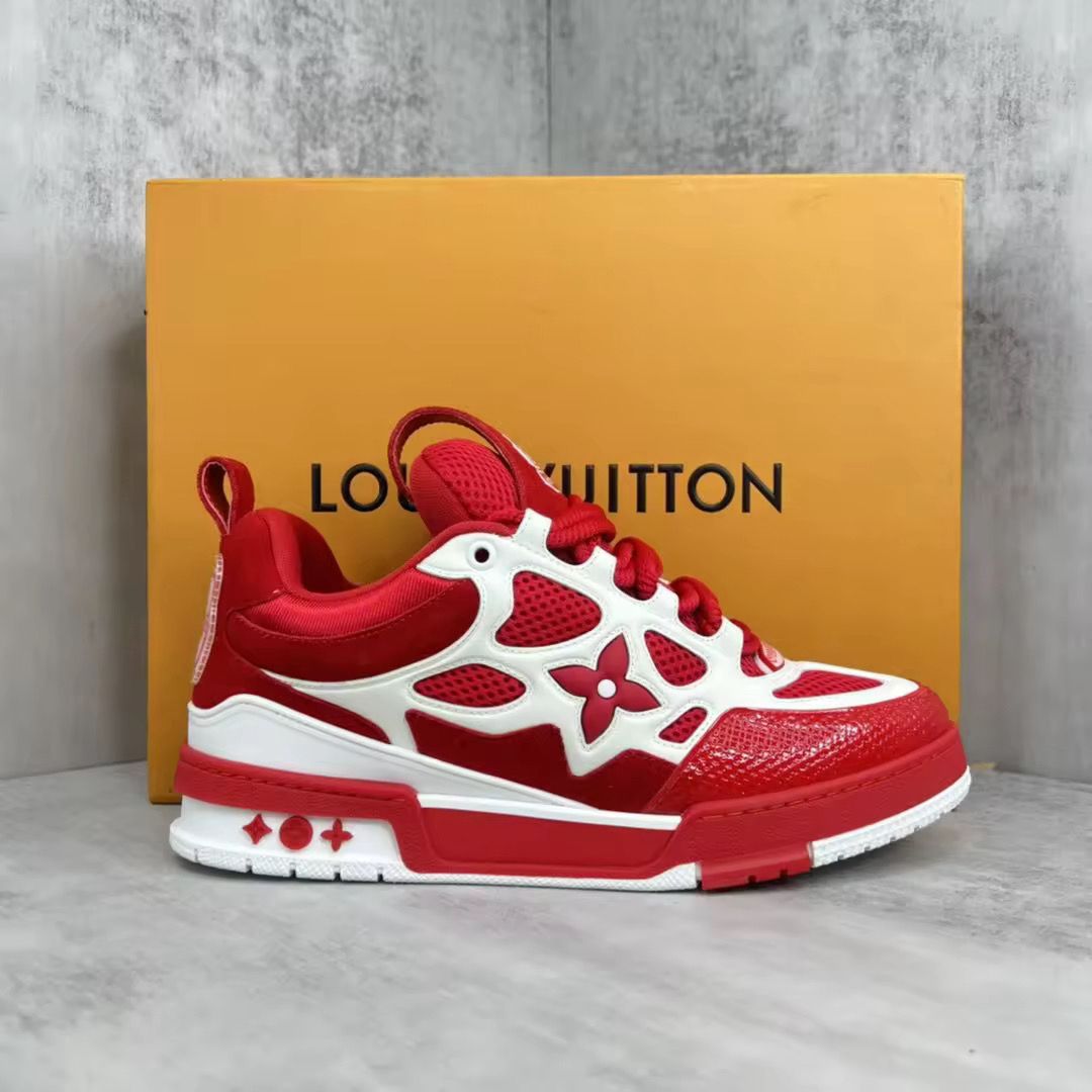 LV skate trainer rojo/blanco