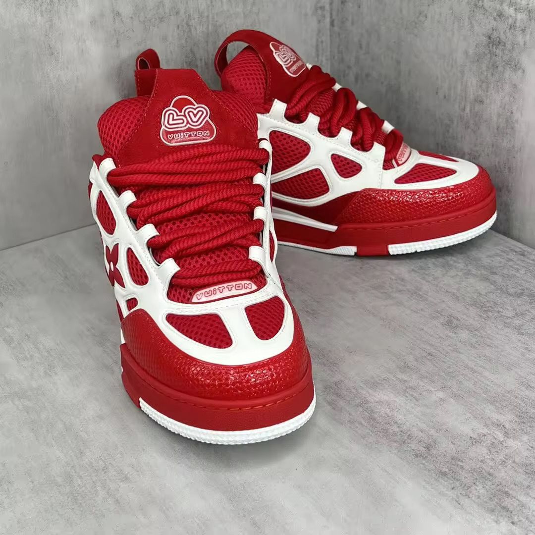 LV skate trainer rojo/blanco