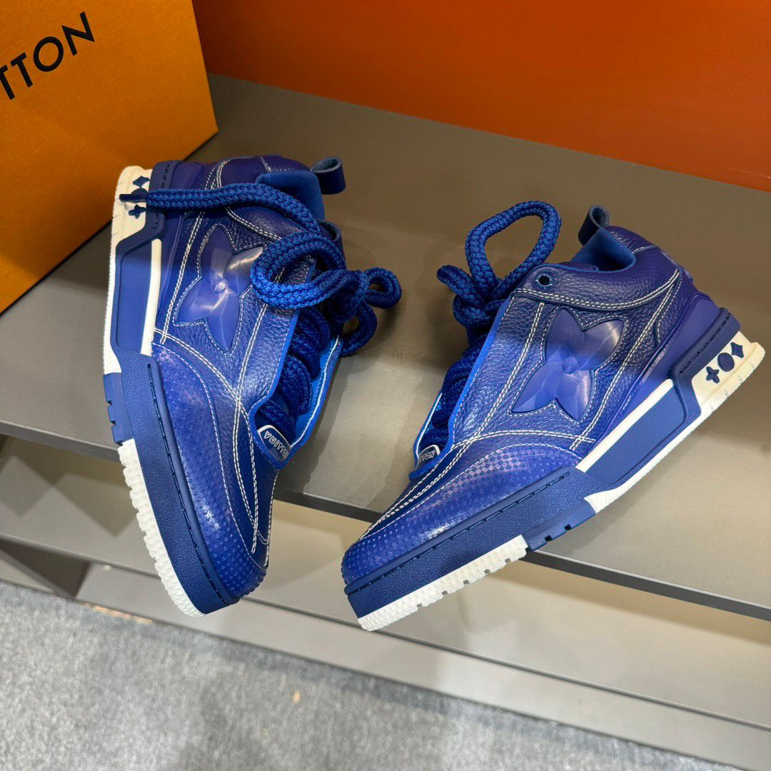 LV skate sneaker azules