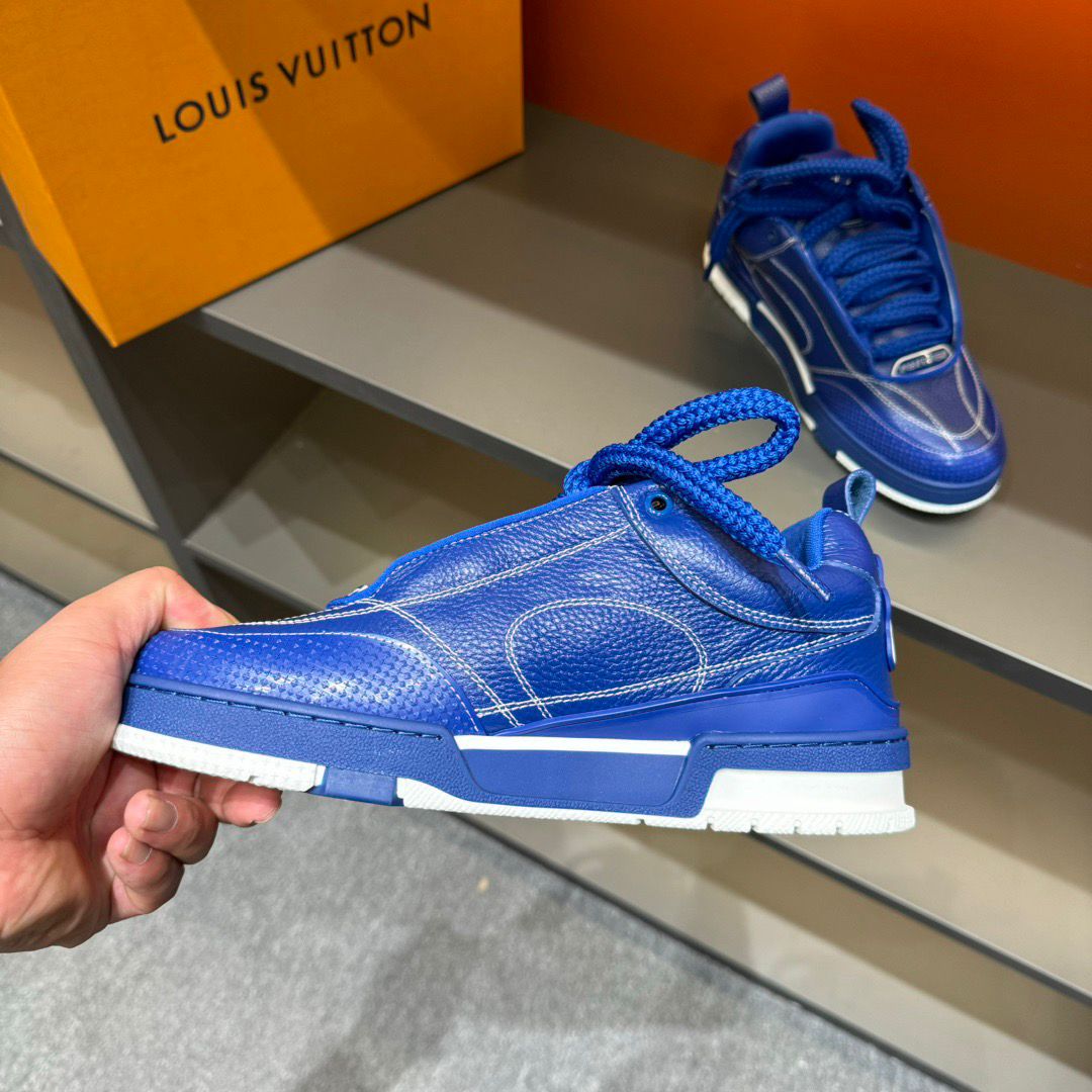 LV skate sneaker azules