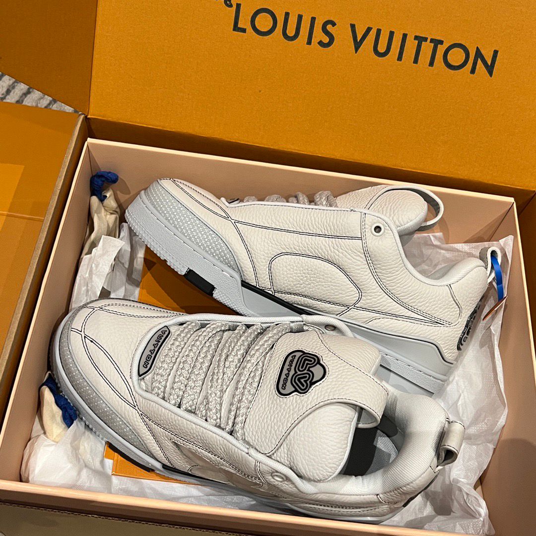 LV skate sneakers gris