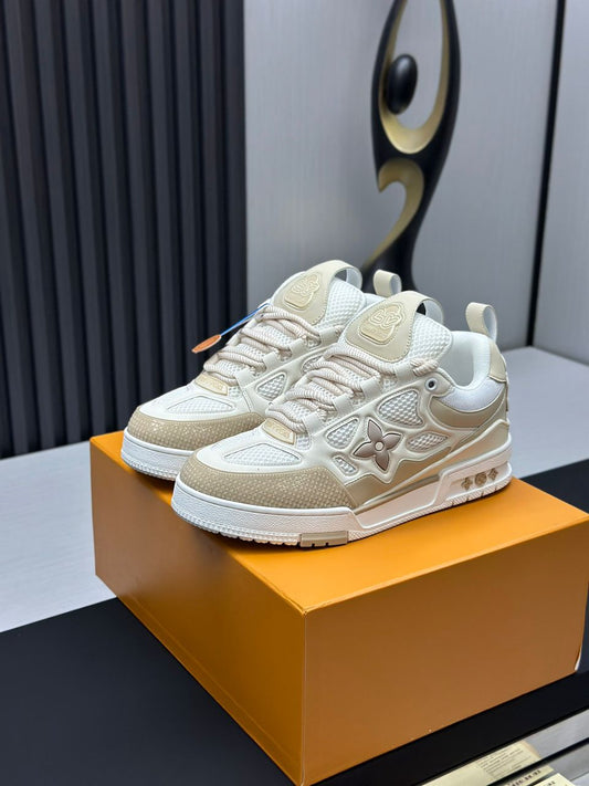 LV skate beige/blanco