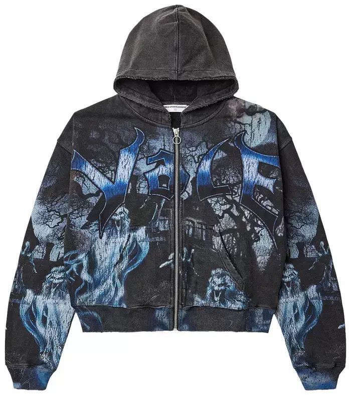 Sudadera “Vale lives” – Hoodie Oversized con Brillos y Estilo Vintage