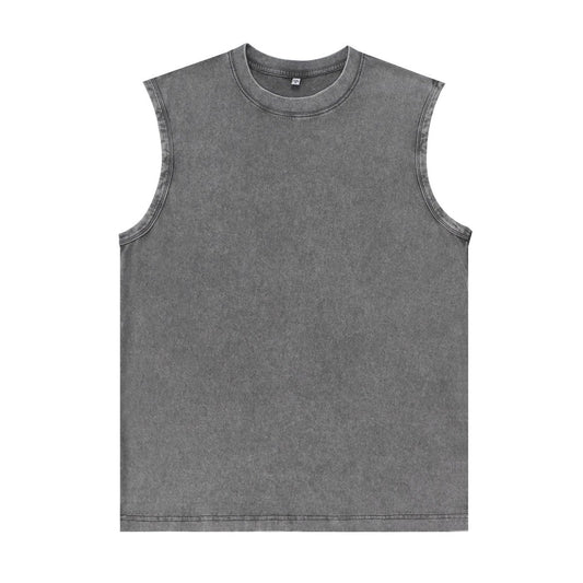 Camiseta sin mangas estilo oversized